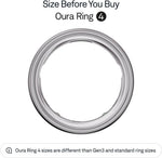 Oura Ring 4 - Silver - Size 9 - Sleep, Activity, Women’s Health, AI Advisor, Up to 8 Days of Battery Life, Size Before You Buy, Android & iOS Compatible