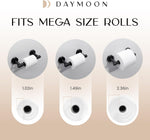 Day Moon Matte Black Toilet Paper Holder - Wall Mount Modern Roll Holder for Bathroom