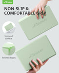 Trideer Yoga Blocks 2 Pack - Soft Non-Slip Foam, Beveled Edges