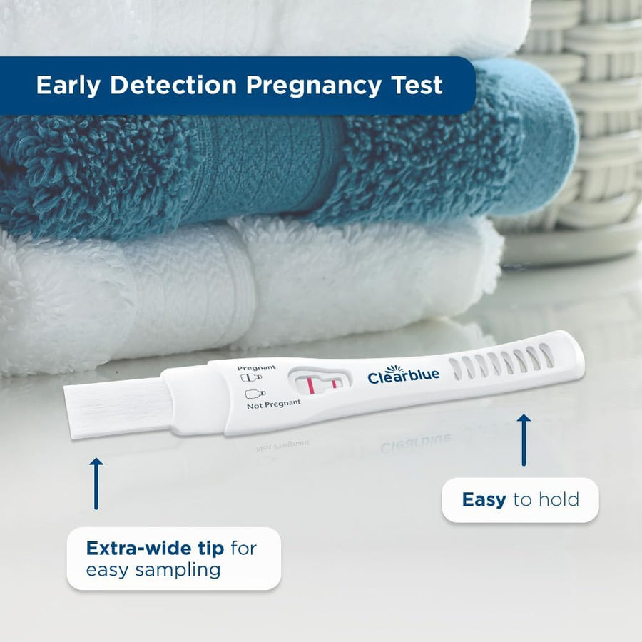 Clearblue Early Detection Pregnancy Test, 5 Count, 99% Accurate, 6 Days Sooner