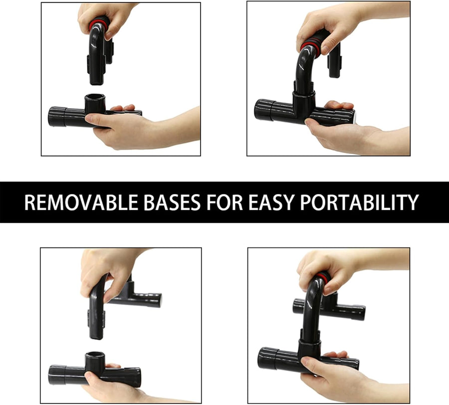 Push Up Bars for Strength Training - Ergonomic Pushup Stands with Anti-Slip Design