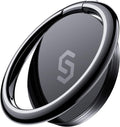Syncwire Cell Phone Ring Holder Stand, 360 Degree Rotation Finger Ring Kickstand Polished Metal Phone Grip for Magnetic Car Mount