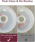Momcozy Natural Breast Pump Wipes for Pump Parts Cleaning On-the-go, 30 Count (Pack of 3), Flash Clean & Resealable Pump Wipes