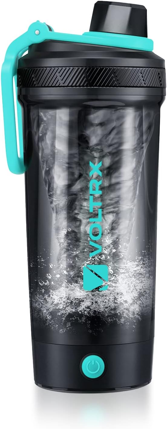 VOLTRX Gallium USB C Rechargeable Electric Protein Mixer Shaker, 24oz