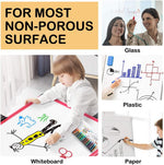 Shuttle Art Magnetic Whiteboard Markers, 20 Pieces Fine Tip and Eraser, Dry Erase Whiteboard Markers, for Writing on Whiteboards, Weekly Planner, Glass for School Office Home