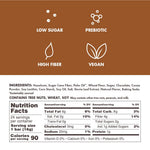 Rip Van Crispy Dunes Vegan Chocolate Hazelnut Wafer Sticks – Low-Calorie Keto Snack with Hazelnut Cream Filling, 90 Calories, Non-GMO, Prebiotic Fiber - 12 Pack