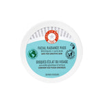 First Aid Beauty - Facial Radiance Pads with Glycolic & Lactic Acids, Daily Exfoliating Pads with AHA, Visibly Smaller Pores, Help Tone & Brighten Skin, One-Step Makeup Prep, Compostable, 28