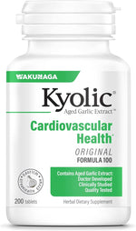 Kyolic Aged Garlic Extract Formula 100, Cardiovascular Health*, 300 Capsules.