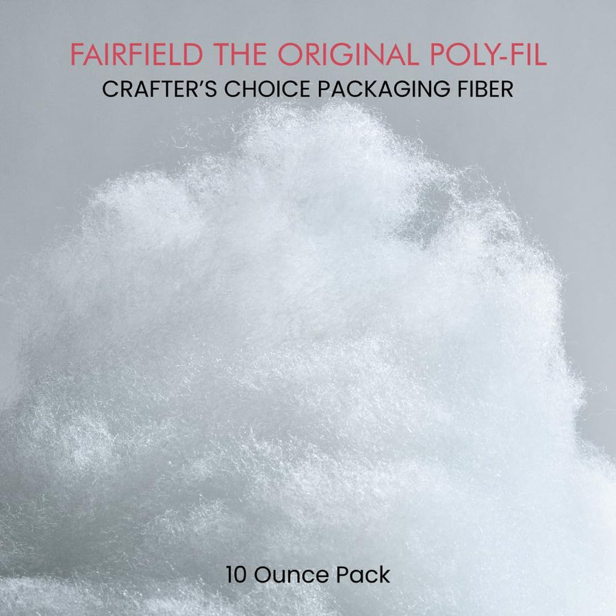 Poly-fil Fairfield CCDF10 Crafter's Choice Dry Packing Fiber Fill 10 Ounce Bag, Blue/Orange