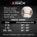 Copper Fit X-Back Brace for Lower Back Pain, Lumbar Support, Herniated Disc, Sciatica, Arthritis – Adjustable, Breathable Design - for Men and Women (Large/XLarge)