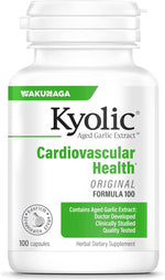 Kyolic Aged Garlic Extract Formula 100, Cardiovascular Health*, 300 Capsules.