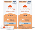 Uqora Flush - Urinary Tract* with D-Mannose, Vitamin C, Vitamin B6, Potassium, Magnesium & Calcium - Gluten-Free & Vegan - Pink Lemonade Flavor - 10 Packets (1 Pack)