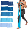 Lianjindun 5-Piece Professional Resistance Bands - Latex-Free, Pilates Workout Bands