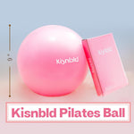 Small Exercise Ball, 9 Inch Mini Pilates Ball, Anti Burst and Slip Resistant Mini Yoga Ball for Stability, Fitness, Physical Therapy, Stretching & Core Strength Workout at Home Gym & Office