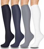 Aoliks Compression Socks for Women and Men, 4 Pairs, Gradient Compression