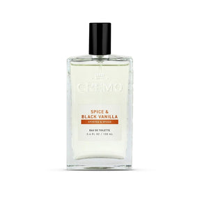 Cremo Cologne for Men - Spice & Black Vanilla Mens Cologne Spray - An Explosion of Vibrant Spices, Dark Woods and Black Vanilla, Fragrances For Men, 3.4 Fl Oz