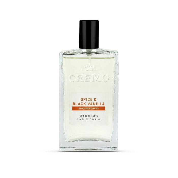 Cremo Cologne for Men - Spice & Black Vanilla Mens Cologne Spray - An Explosion of Vibrant Spices, Dark Woods and Black Vanilla, Fragrances For Men, 3.4 Fl Oz
