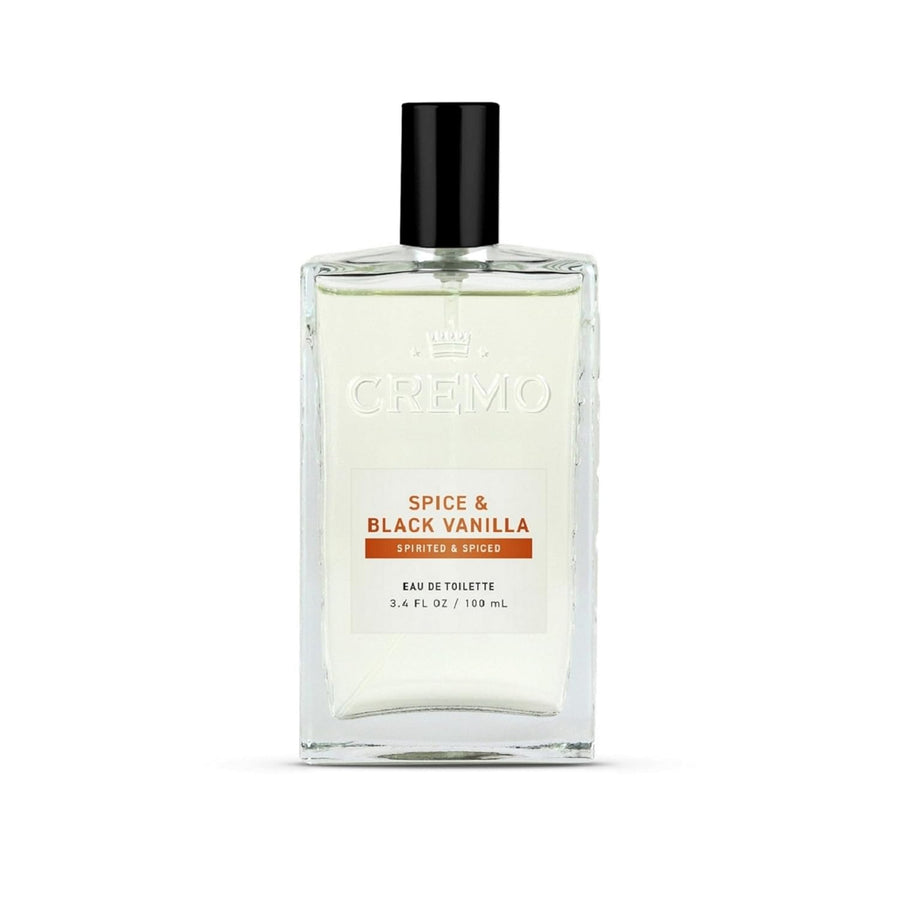 Cremo Cologne for Men - Spice & Black Vanilla Mens Cologne Spray - An Explosion of Vibrant Spices, Dark Woods and Black Vanilla, Fragrances For Men, 3.4 Fl Oz