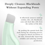 Blackhead Remover Tool, Silicone Face Scraper for Deep Cleansing, Skin Scrubber Face Spatula, Nose Blackhead Remover, Skin Care Tool for Men and Women (Green)