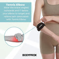 Bodyprox Elbow Brace 2 Pack for Tennis and Golfer's Elbow Pain Relief