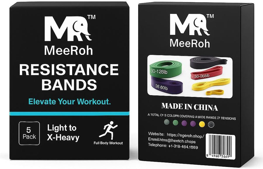 MeeRoh Heavy Duty Resistance Band for Pull Ups & Calisthenics