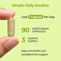 OxyEnergy Silymarin Milk Thistle 300mg Extract with Vitamin C, Inositol & Pueraria, Liver Detox & Repair Support, Antioxidant Support, 90 Vegetarian Capsules