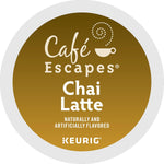 Café Escapes Chai Latte, Single-Serve K-Cup Pods, 60 Count