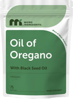 Micro Ingredients Oil of Oregano Softgels, 300 Count | 2 in 1 Formulated with Black Seed Oil | 4X Strength Carvacrol & Thymoquinone | Plant Based, Non-GMO