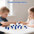 Magnetic Chess Game with Full-Size Stones, Magnet Game with String, for Family & Party & Travel & Camping, Puzzle Strategy Games, 2 Player Games for Kids & Adults