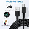 Type C Charger Fast Charging, 2 Pack USB C Android Phone Wall Charger Block & 6ft Charge Cable Cord, for Samsung Galaxy S8 / S9 / S10 Plus Active S10e, S20 / S21 Ultra Plus, Note 8 9 10, Pixel 3 etc