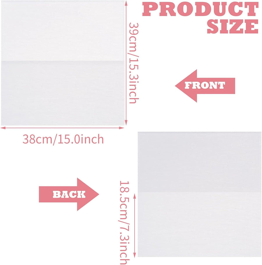 Tegeme 50 Pieces Disposable Face Makeup Protector Hood