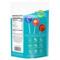 YumEarth Organic Duo Pops, Lollipops with Fruit Chew Centers - Allergy Friendly (Top 9 Free), No Artificial Dyes, Non GMO, Gluten Free, Vegan Candy Snacks - Individually Wrapped Pops (20 Count (Pack of 1))