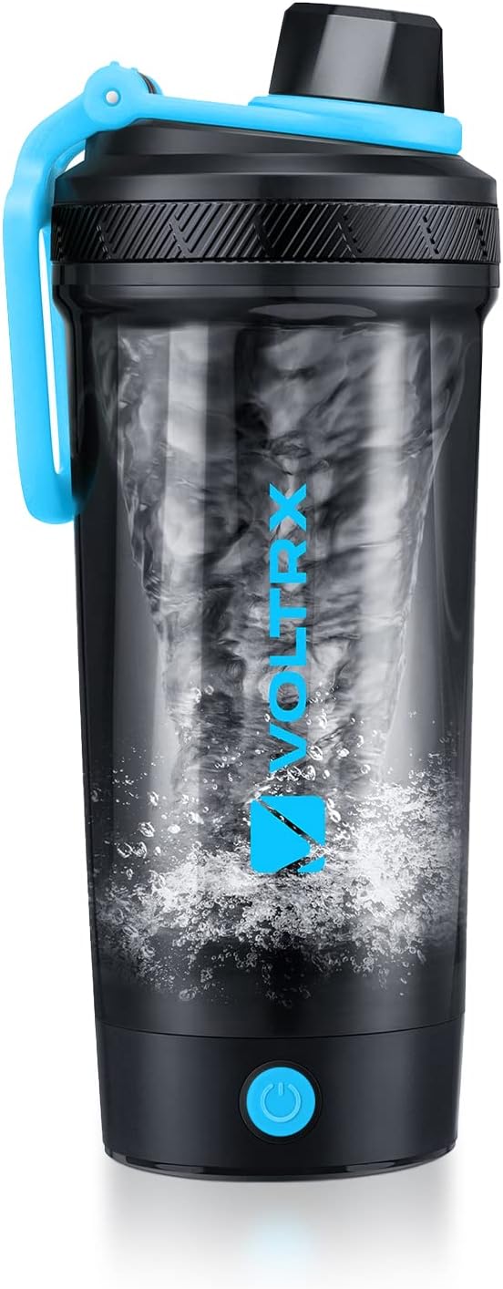 VOLTRX Gallium USB C Rechargeable Electric Protein Mixer Shaker, 24oz