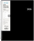 Blue Sky 2026 Weekly and Monthly Planner Calendar, Includes January 2026 - December 2026, 8.5" x 11", Flexible Cover, Wirebound, Laminated Tabs, Storage Pocket, Enterprise