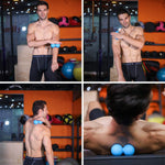 5BILLION FITNESS Double Lacrosse Massage Ball for Physical Therapy and Myofascial Release