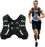 Poudee Adjustable Weighted Vest for Strength Training, Running, Workout