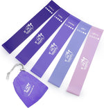 Fit Simplify Resistance Loop Bands - Set of 5 with Carry Bag & Guide