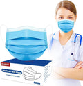 100 Pack Disposable Face Masks ASTM Level 2 Medical Grade 3 Ply Protection