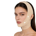 Collagen Face Sculpt Wrap, Beige, Reusable and Washable for Jawline Sculpting