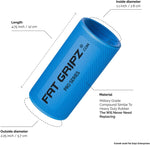 Fat Gripz - Thick Grips for Bigger Arms & Stronger Grip (4x Men's Health Award Winner)