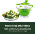 Cuisinart Large Spin Stop Salad Spinner- Wash, Spin & Dry Salad Greens, Fruits & Vegetables, 5qt, CTG-00-SAS1