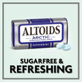 ALTOIDS Arctic Peppermint Breath Mints - Altoids Hard Candy Bulk, Sugar Free Mints 1.2 oz Tin, Pack of 8