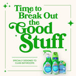 Scrubbing Bubbles Bathroom and Shower Cleaner Disinfectant Aerosol, Foaming Action Bathroom Grime Fighter, Rainshower Scent, 20oz