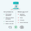 Unscented Dishwasher Pods by AspenClean, Dye-Free, Zero Plastic, EWG Verified™, Vegan, Eco-Friendly, Natural Dishwasher Detergent - 28 Count