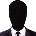 Homelex 2 Pieces Full Face Mask, Unisex BW 2nd Skin Spandex Halloween Hood
