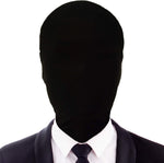 Homelex 2 Pieces Full Face Mask, Unisex BW 2nd Skin Spandex Halloween Hood
