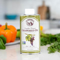 La Tourangelle, Expeller-Pressed Grapeseed Oil, High Heat Neutral Cooking Oil, Cast Iron Seasoning, Also Great for Skin, Hair, and DIY Beauty Recipes, 16.9 fl oz
