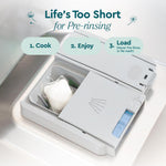 Puracy Dishwasher Pods, Natural Dishwasher Detergent, Free & Clear Dish tabs - Enzyme-Powered, Spot & Residue Free - TikTok Trend Items, Must Haves from TikTok Made Me Buy It (Free & Clear, 50 Count)