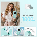 Phomemo Label Maker, D30 Portable Bluetooth Mini Label Printer Machine, Smartphone Handheld Thermal Sticker Small Labeler Multiple Templates Fonts Icon Inkless Custom Label for Home Kids, School Item