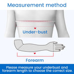 Velpeau Arm Sling Shoulder Immobilizer for Women and Men, Left or Right Arm Support